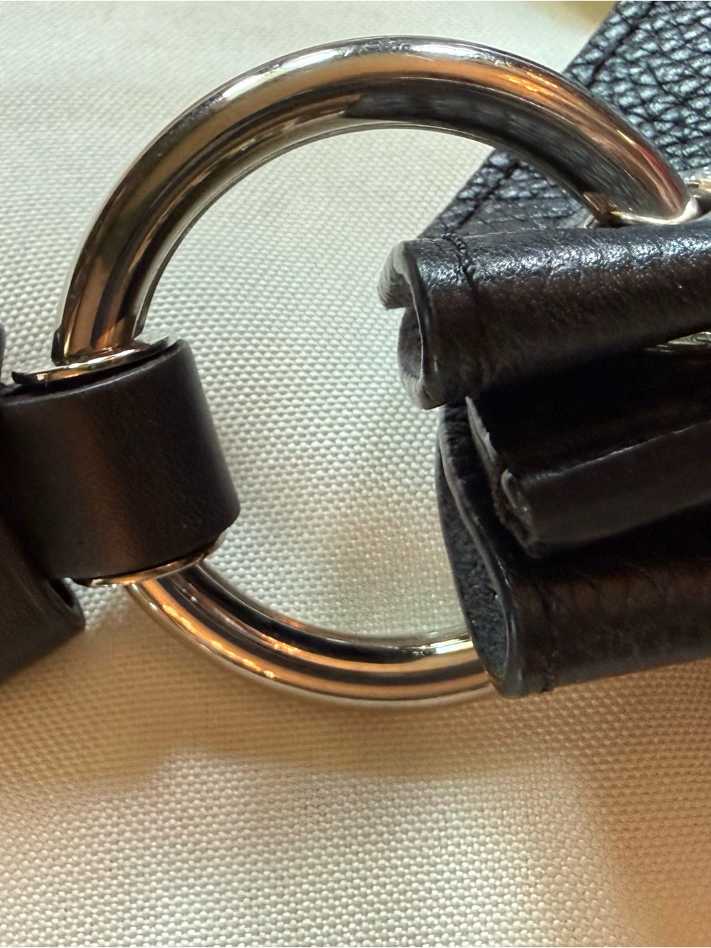 Louis Vuitton Black Monogram-Embossed Hobo with LV Leather Tag - Picture 16 of 16